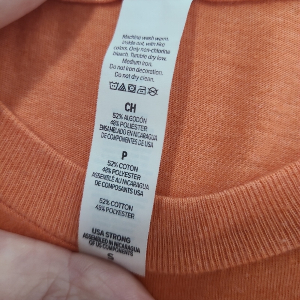 Heather Orange "Trick or Treat" Tee - Picture 5 of 5
